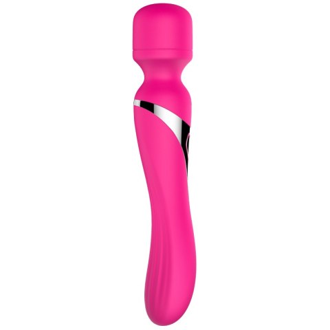 Masażer - B - Series - Silicone Dual Massager Pulsator USB 7+7 Function (Pink) B - Series Fox