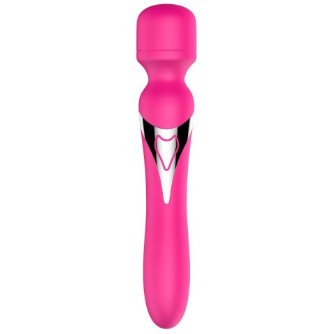 Masażer - B - Series - Silicone Dual Massager Pulsator USB 7+7 Function (Pink) B - Series Fox