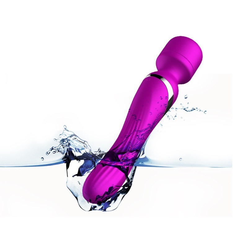 Stymulator-Silicone Dual Massager USB 7+7 Function Purple Boss Series