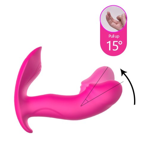 Wibrator Majtkowy - Silicone Panty Vibrator and Pulsator USB 10 Function / Heating B - Series Fox