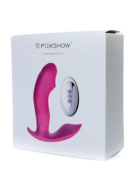 Wibrator Majtkowy - Silicone Panty Vibrator and Pulsator USB 10 Function / Heating B - Series Fox