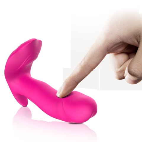 Wibrator Majtkowy - Silicone Panty Vibrator and Pulsator USB 10 Function / Heating B - Series Fox