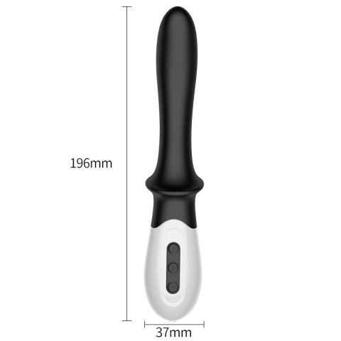 Wibrator - Silicone Prostate / G-spot Massager USB 10 Function / Heating B - Series Fox