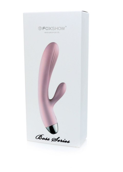 Wibrator- B - Series, Silicone Vibrator Pink USB 10 Function / Heating B - Series Fox