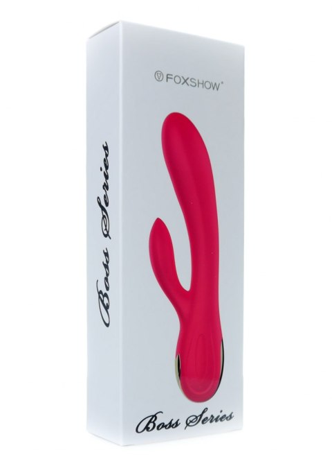 Wibrator - Silicone Vibrator USB 7 Function + Booster / Heating B - Series Fox