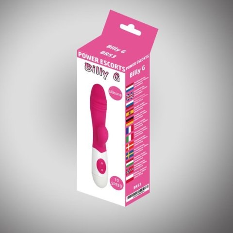 Billy g pink 20 cm silicone vibrating 10 speed Power Escorts