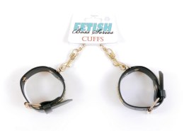 Fetish B - Series Handcuffs with cristals 3 cm Gold Fetish B - Series