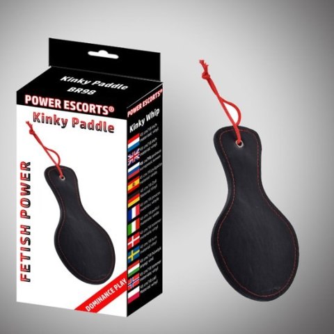 Kinky paddle black paddle 17 cm x 10 cm Power Escorts