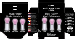 Nipple stimulator pink 3 - pack smal medium large Power Escorts