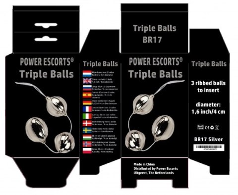 Triple balls silver Power Escorts