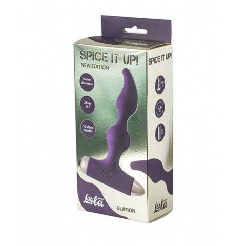 Vibrating Anal Plug Spice it up New Edition Elation Ultraviolet Lola Toys