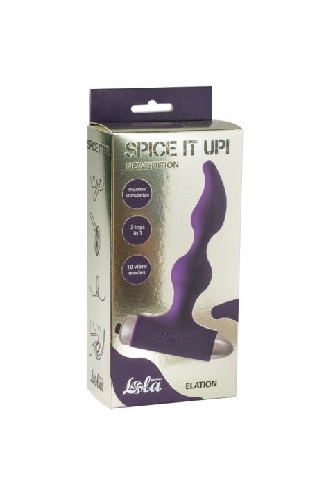 Vibrating Anal Plug Spice it up New Edition Elation Ultraviolet Lola Toys