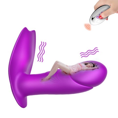 Wibrator majtkowy - Silicone Panty Vibrator USB 7 Function / Heating / Impact function B - Series Fox