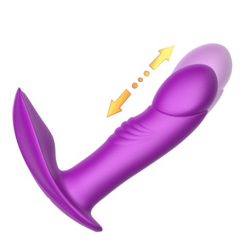 Wibrator majtkowy - Silicone Panty Vibrator USB 7 Function / Heating / Impact function B - Series Fox