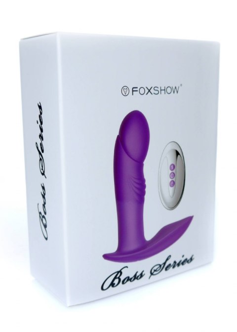 Wibrator majtkowy - Silicone Panty Vibrator USB 7 Function / Heating / Impact function B - Series Fox