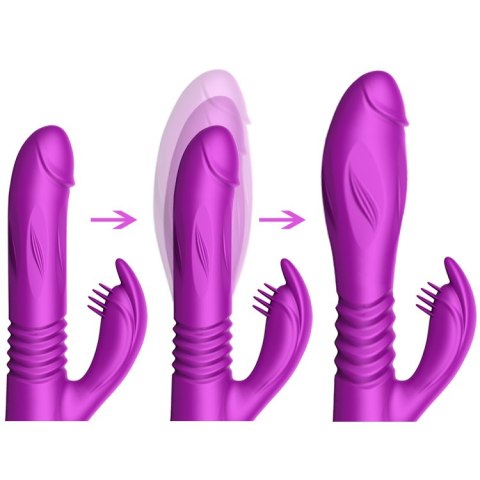 Wibrator-Silicone Vibrator USB 10 Function + Expander and Thrusting Function B - Series Fox