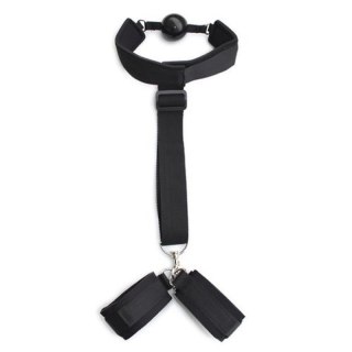 Costrittivio Bondage Back Restraint+gag black Toyz4lovers