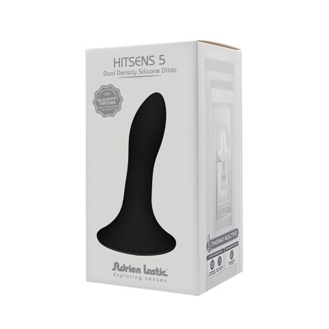 Dildo-HITSENS 5 ( 5 "" ) Black Adrien Lastic