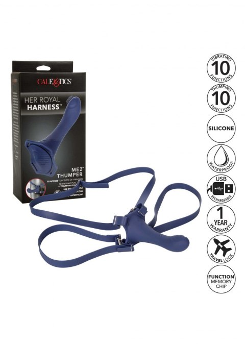 Her Royal Harness Me2 Thumper Blue Calexotics