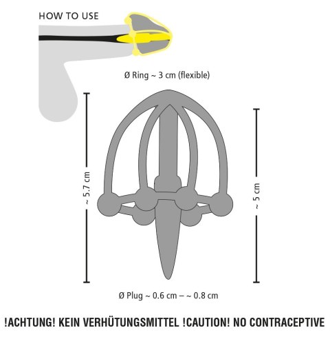 Penis Plug with Glans Cage Penisplug