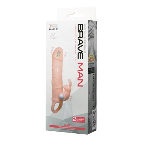 BAILE - BRAVE MAN SKIN 5,91"" MULTI-SPEED vibration Baile