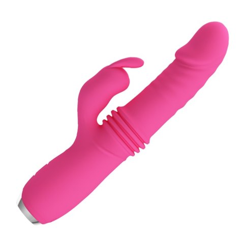 Wibrator Królik z funkcją pchania - DOROTHY USB 3 Thrusting 12 Vibration Pretty Love