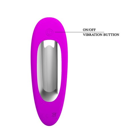 Wibrator z funkcją pchania - HEATCHER 12 function vibrations Pretty Love