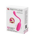 Wibrujące Jajko - JULIUS EGG Pink 12 function vibrations Pretty Love