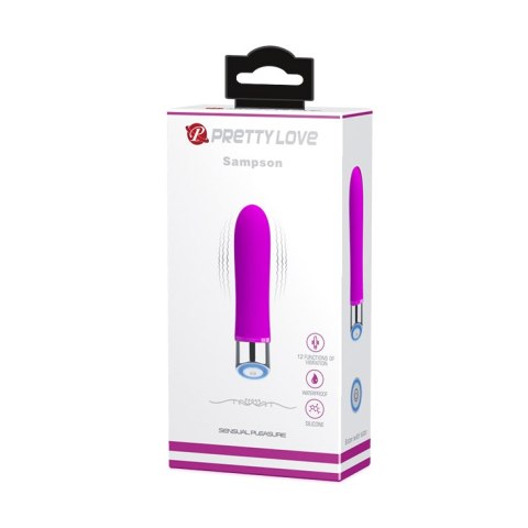 Wibrator - SAMPSON Purple 12 function vibrations Pretty Love