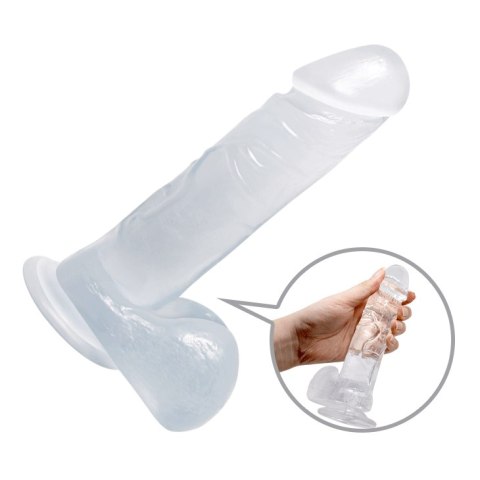 BAILE - DONG Realistic dildo ( clear/pink/purple ) Baile