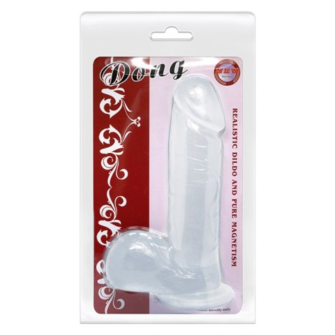 BAILE - DONG Realistic dildo ( clear/pink/purple ) Baile