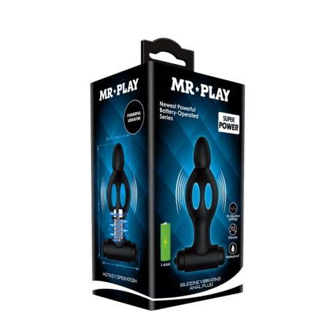 MR PLAY - SILICONE VIBRATING ANAL PLUG Mr. Play