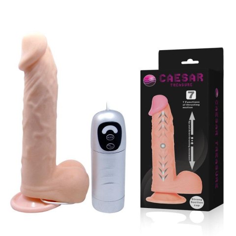 Wibrujące Dildo z pilotem - CAESAR TREASURE 7 FUNCTIONS Pretty Love