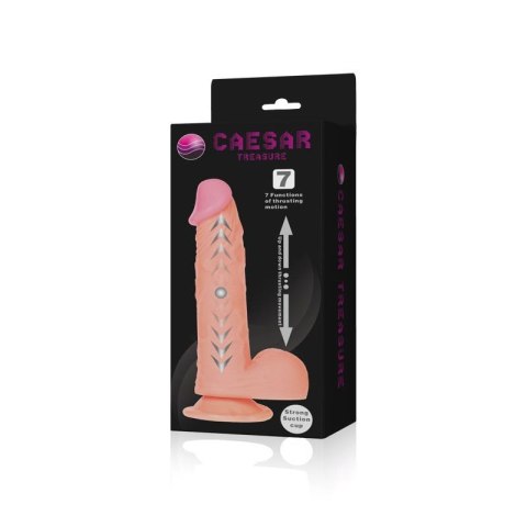 Wibrujące Dildo z pilotem - CAESAR TREASURE 7 FUNCTIONS Pretty Love