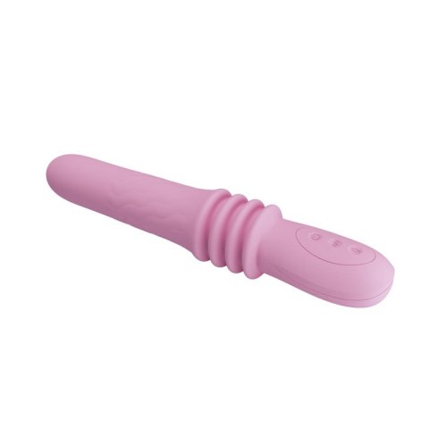 Wibrator z ruchem posuwistym - SUSIE USB 12 Function, 4 up-down Pink Pretty Love