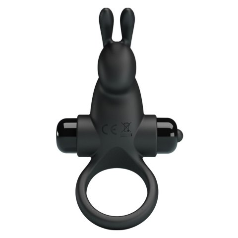 Wibrujący pierścień erekcyjny - VIBRANT PENIS RING I Black Pretty Love