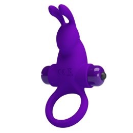 Wibrujący pierścień erekcyjny - VIBRANT PENIS RING I Purple Pretty Love