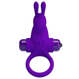 Wibrujący pierścień erekcyjny - VIBRANT PENIS RING I Purple Pretty Love