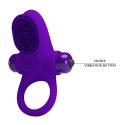 Wibrujacy pierścień erekcyjny - VIBRANT PENIS RING II Purple Pretty Love