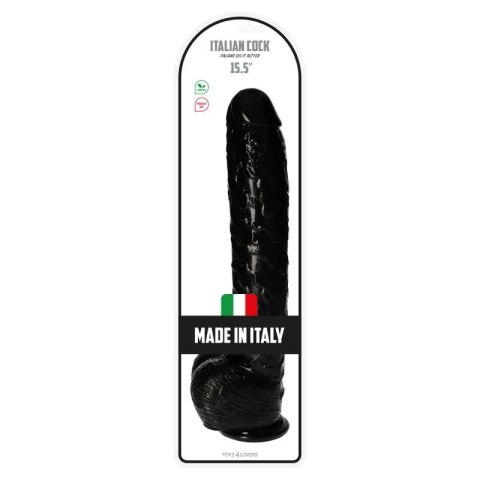 Dildo-Italian Cock 15,5""Black Toyz4lovers