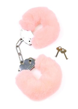 Kajdanki Fetish B - Series- Furry Cuffs Light Pink Fetish B - Series