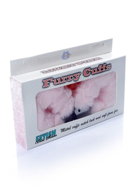 Kajdanki Fetish B - Series- Furry Cuffs Light Pink Fetish B - Series