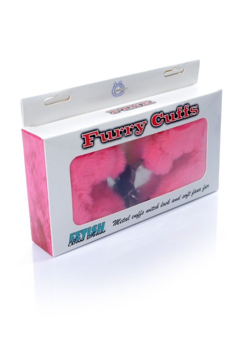 Kajdanki Fetish B - Series- Furry Cuffs Pink Fetish B - Series