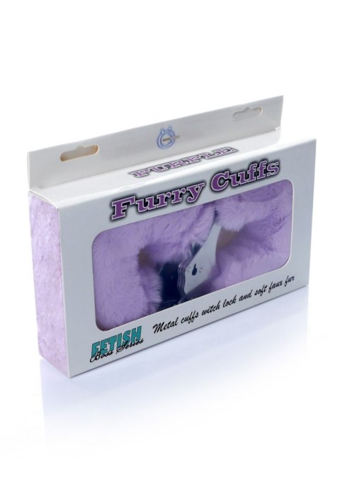 Kajdanki Fetish B - Series- Furry Cuffs Purple Fetish B - Series