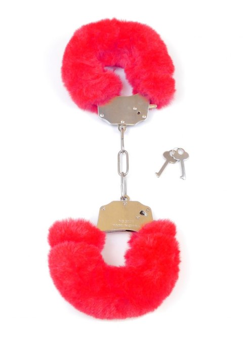 Kajdanki Fetish B - Series- Furry Cuffs Red Fetish B - Series