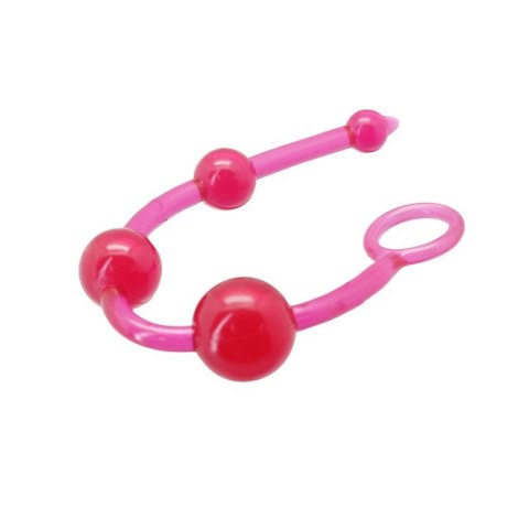 Palline anali Timeless Jelly 4 colore rosa Toyz4lovers