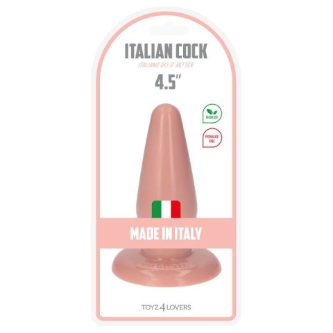 Plug-Italian Cock 4.5""Flesh Toyz4lovers