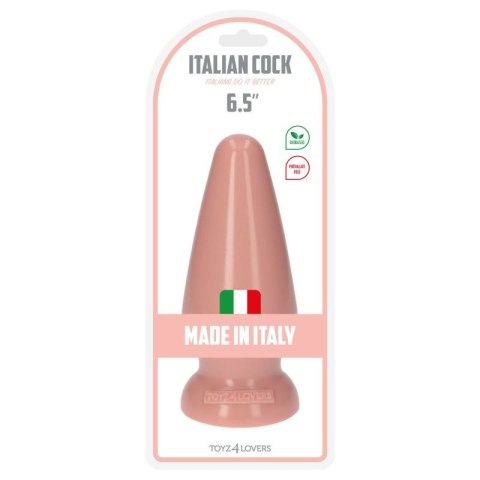 Plug-Italian Cock 6,5""Flesh Toyz4lovers