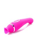 Vibrator-HELEN Pink - 12 vibration functions / 8 stimulation functions USB B - Series Lyla