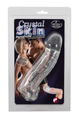 Crystal Clear Penis Sleeve wit Crystal